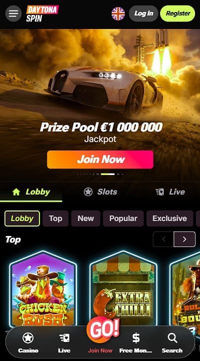 Daytonaspin oferta gier – Zakłady sportowe i eSports