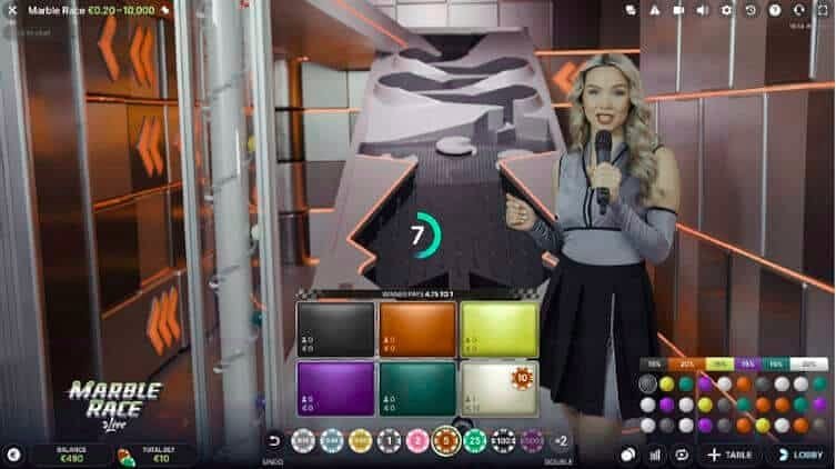 Marble Race jak działa – Dwa typy zakładów - i co każdy z nich oznacza